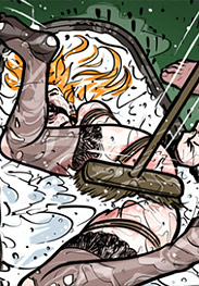 Predondo fansadox 524 Gentlemen's club 4 - Beautiful, redheaded Beatrice is broken by big, fat bastard and his big dicked robot