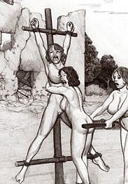 Slave training - a toothless pig gives a nice blow job for sure by Badia