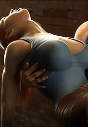 Sparkie Shock fansadox 644 The Misadventures of Sara Crofte - This man, a sadist who thrives on inflicting pain