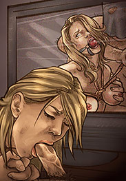 Lilith fansadox 652 The Hostage 2 - As he plays the video, he is in the midst of exploiting another captive, lost in his sadistic enjoyment